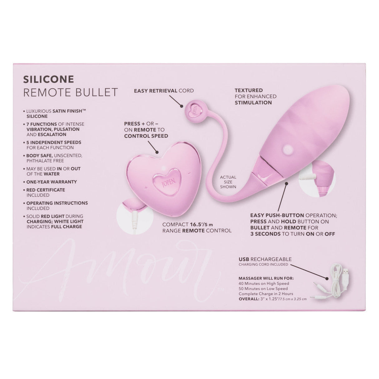 Amour Silicone Bullet Vibrator