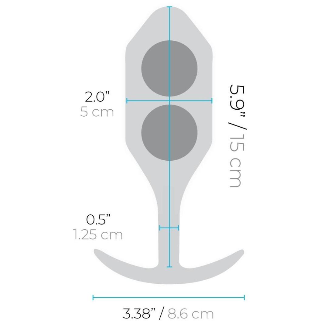 B-Vibe Weighted Snug Plug 5