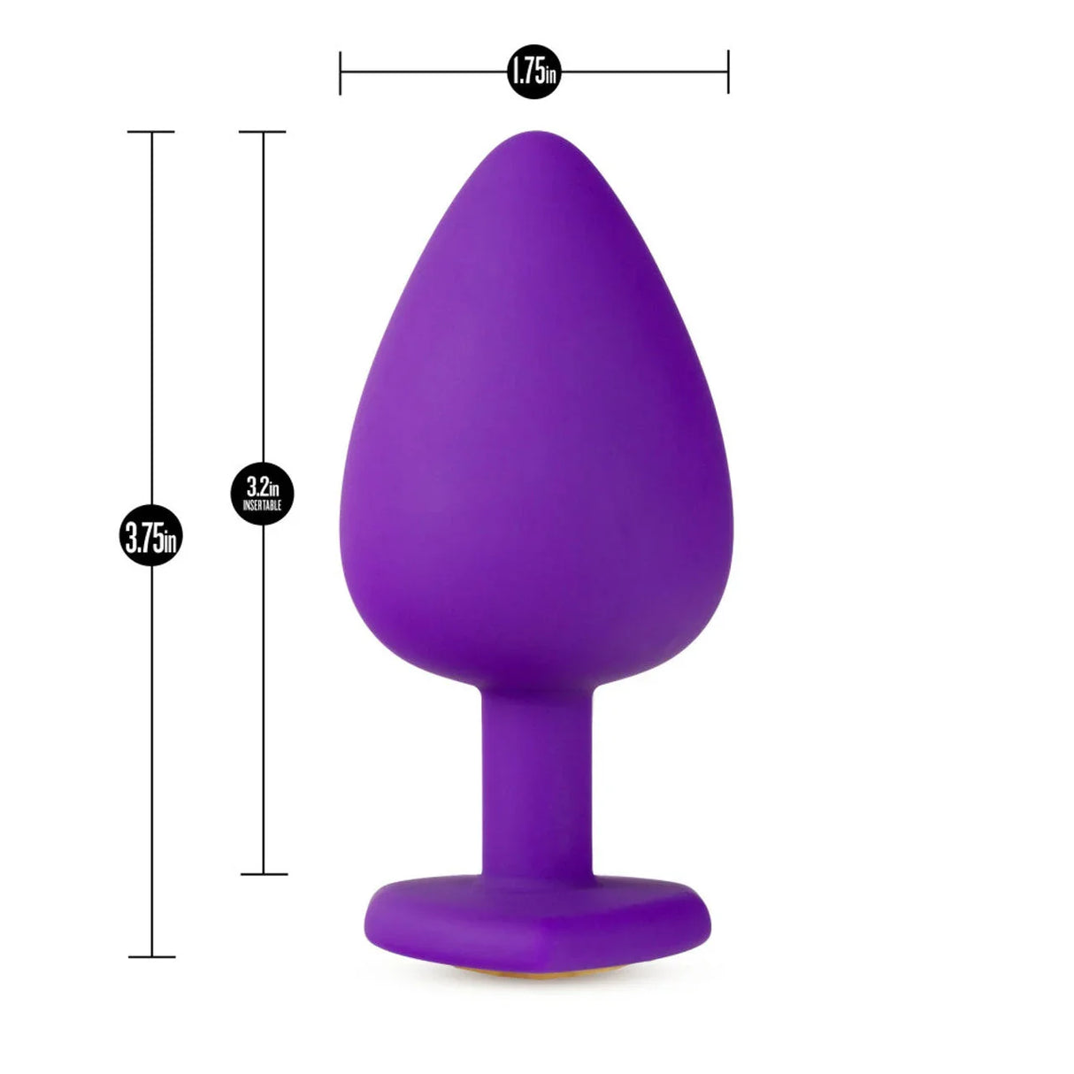 Blush Temptasia Bling Silicone Plug