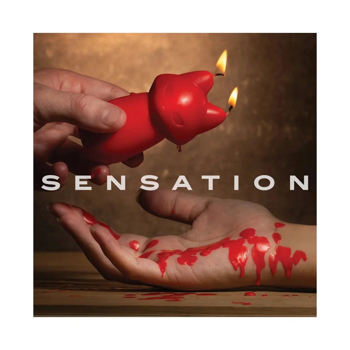 Blush Temptasia Fox Drip Candle