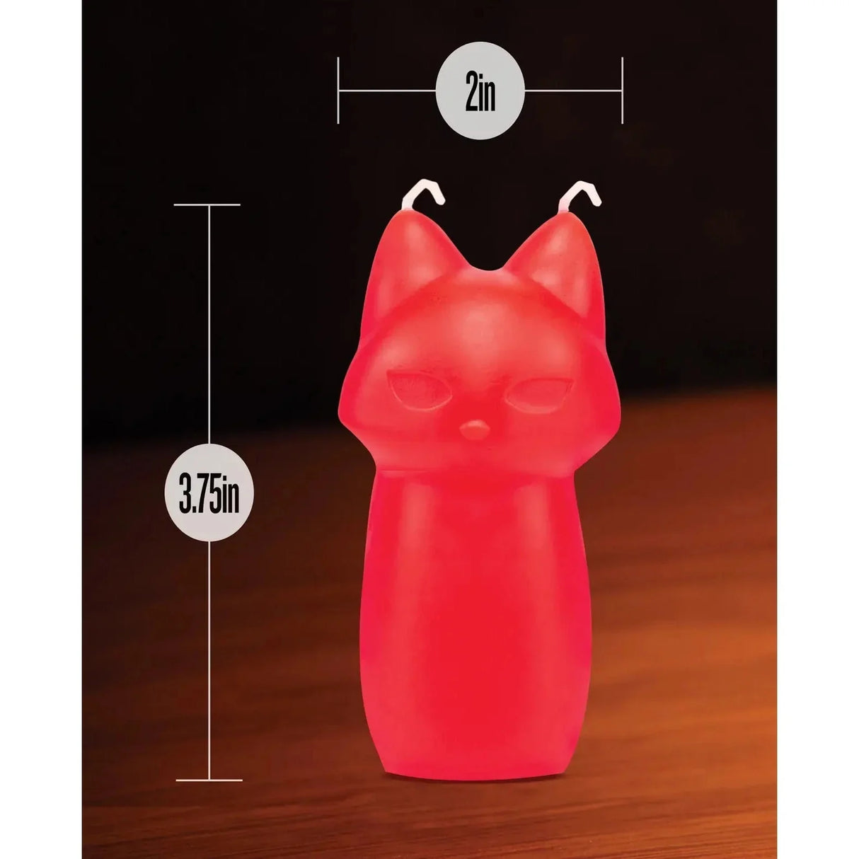 Blush Temptasia Fox Drip Candle
