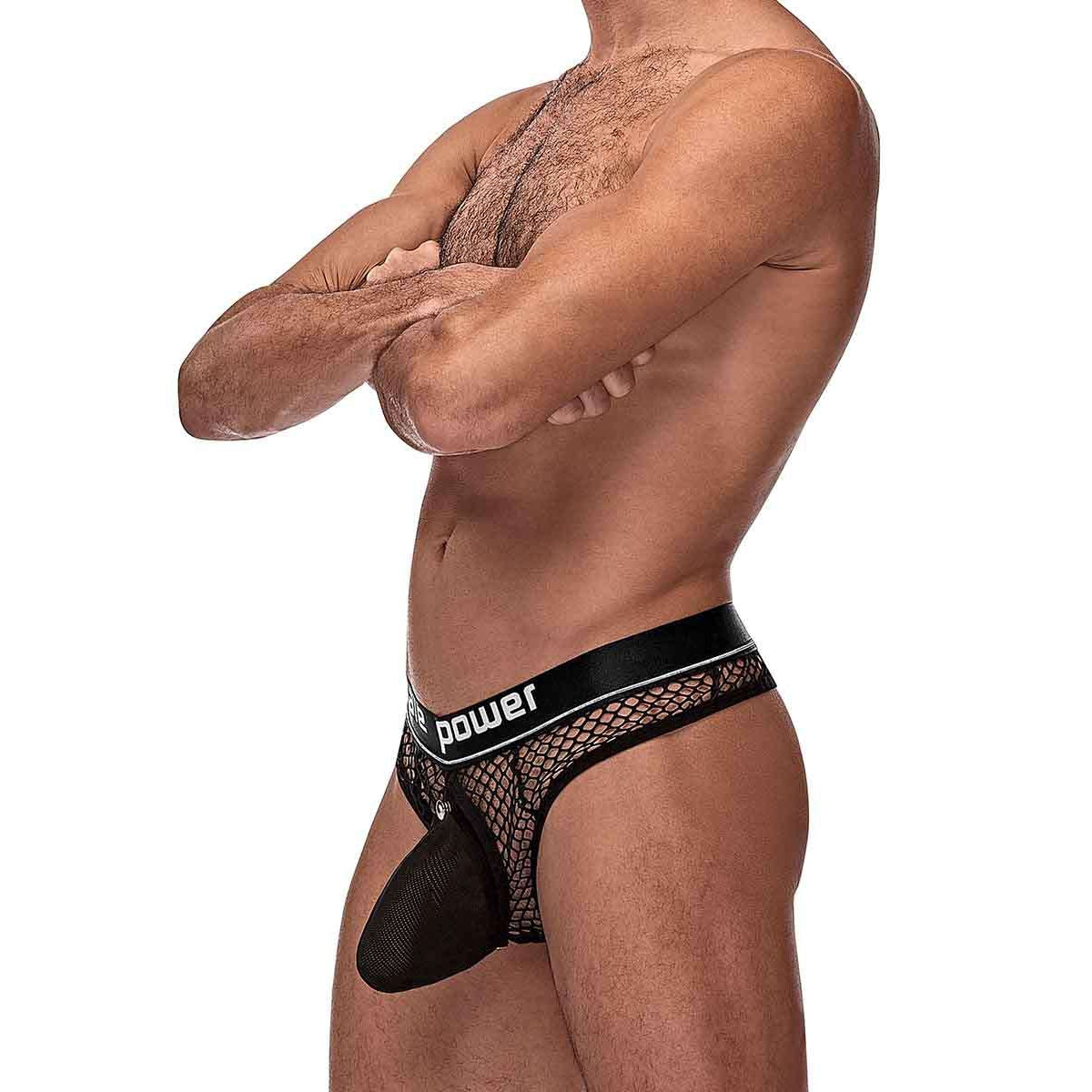 Cock Pit Net Cock Ring Thong