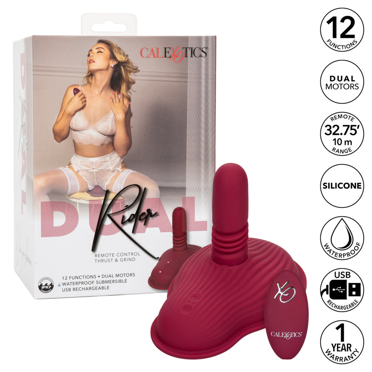 Dual Rider Remote Control Thrust and Grind Vibe