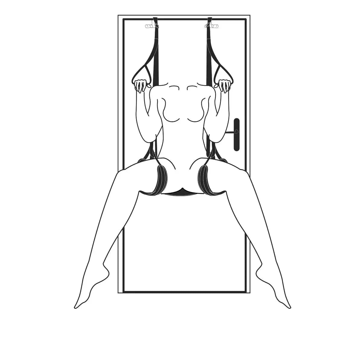 Easy Toys Door Leg & Bum Support Over The Door Swing