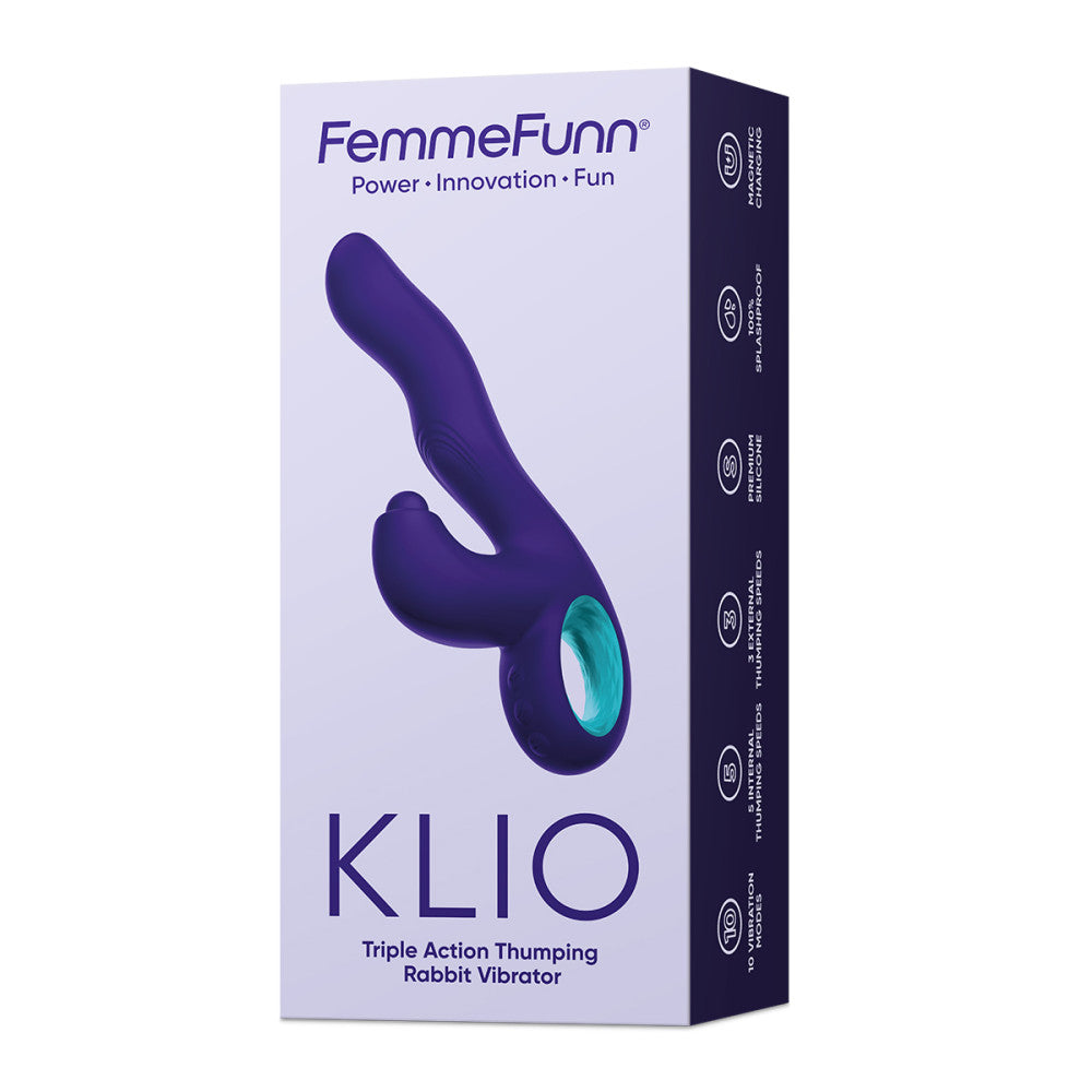 Femme Funn KLIO Triple Action Thumping Rabbit Vibrator