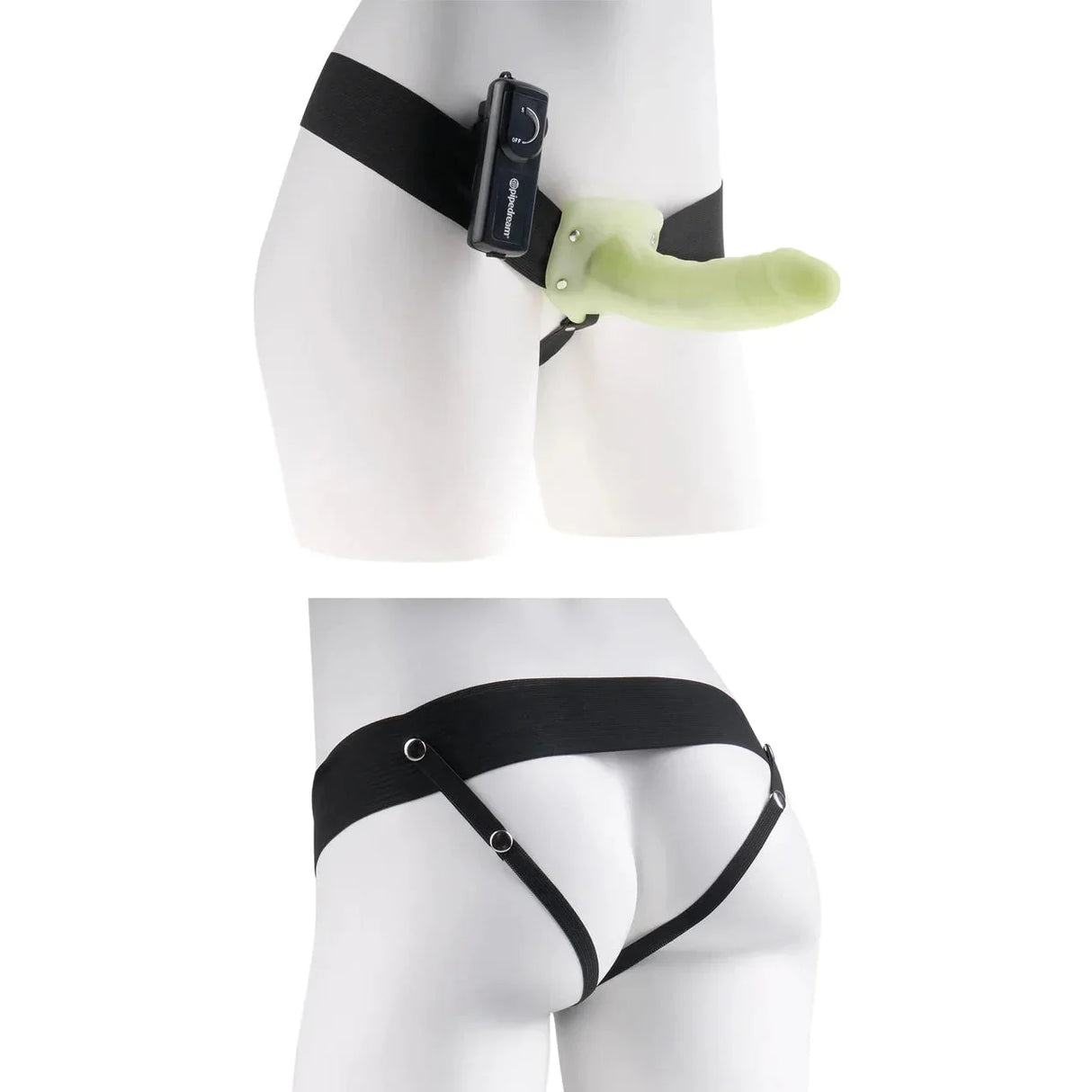 Fetish Fantasy Hollow Vibrating Strap On