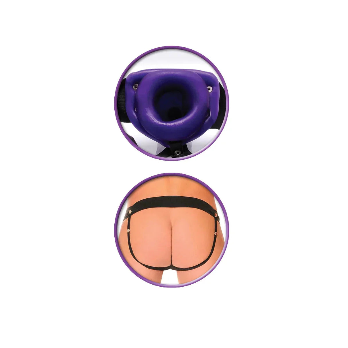 Fetish Fantasy Hollow Vibrating Strap On