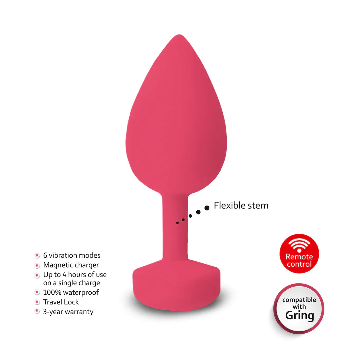 Gplug Vibrating Butt Plug