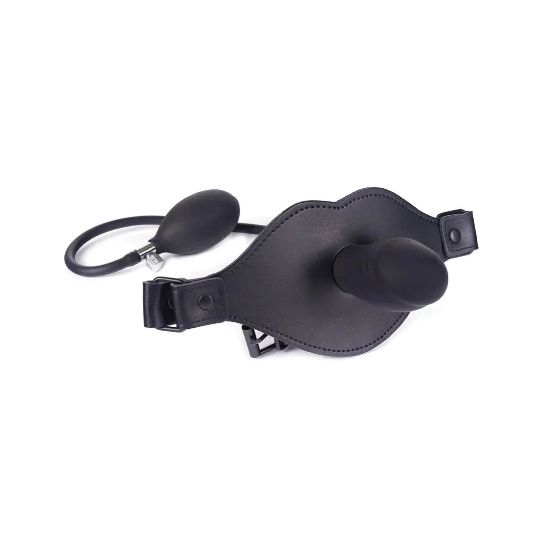 Inflatable Dildo Gag With Hand Pump