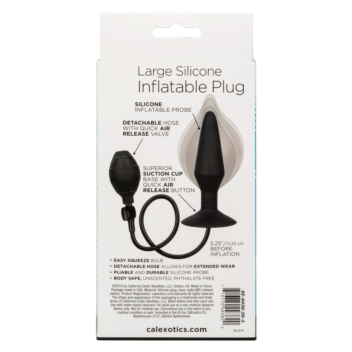 Large Silicone Inflatable Plug