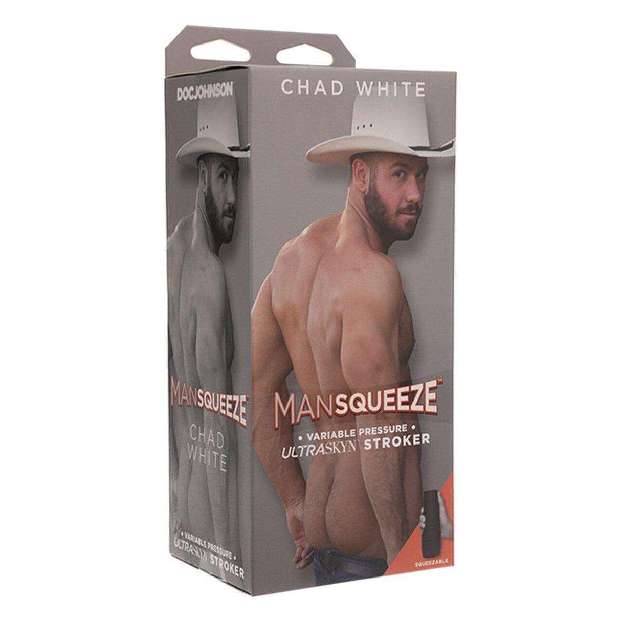 Man Squeeze Chad White Ass Stroker