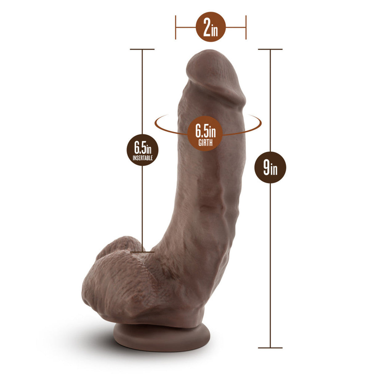 Mr. Mayor 9 Inch Dildo With Suction Cup