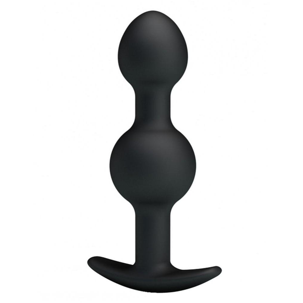 Pretty Love Silicone Anal Plug with Weighted Balls