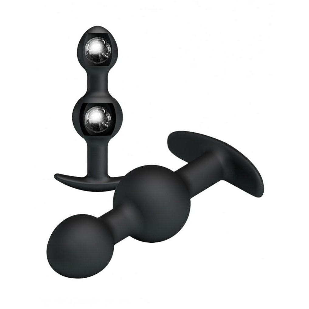 Pretty Love Silicone Anal Plug with Weighted Balls