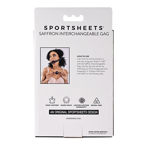 Saffron Interchangeable Gag