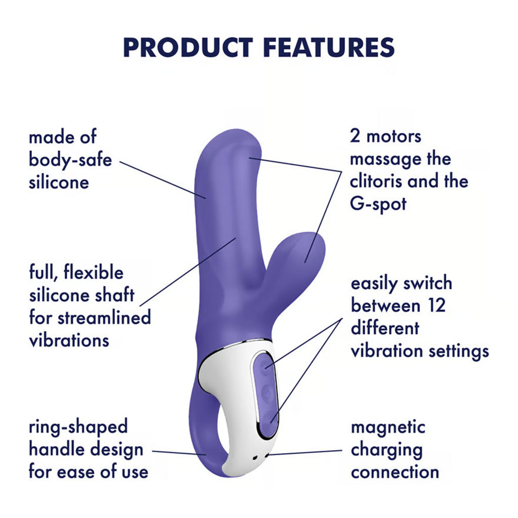 Satisfyer Vibes Rechargeable Magic Bunny Dildo