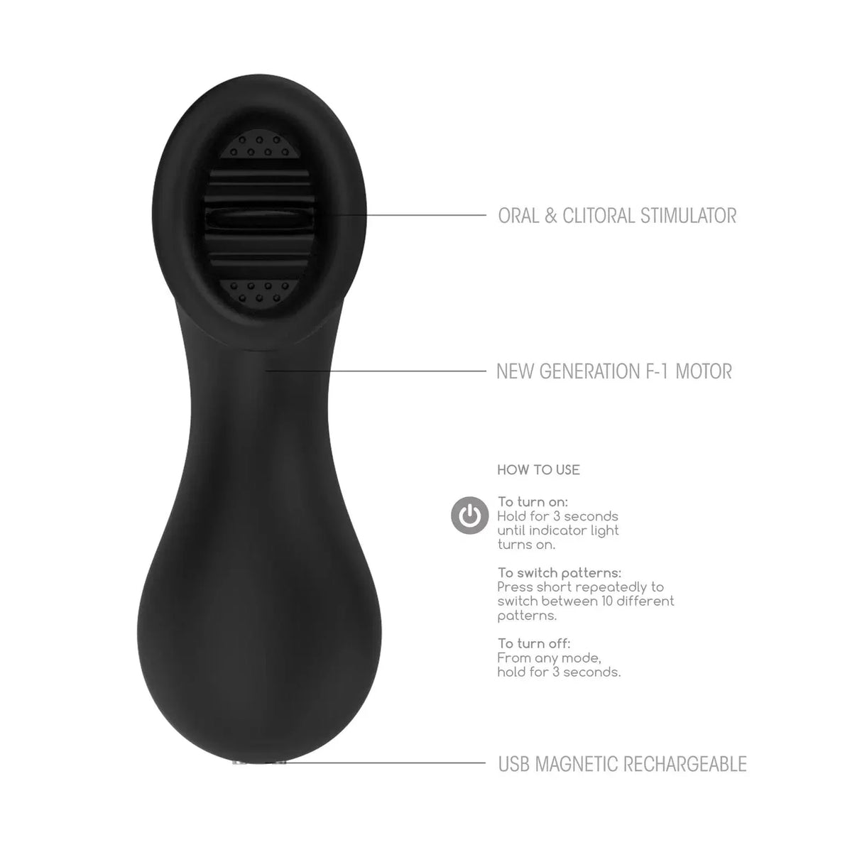 Shots Elegance Dreamy Oral Clitoral Stimulator