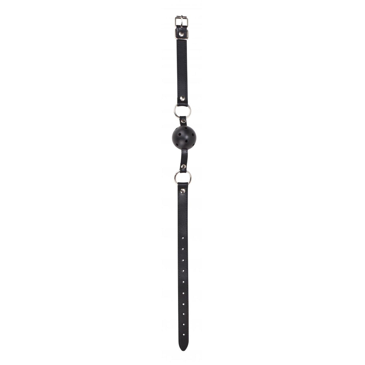 Shots Ouch Ball Gag with Leather Straps
