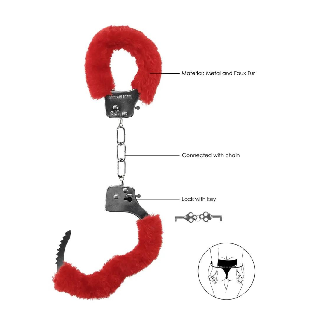 Shots Ouch Beginner's Furry Handcuffs