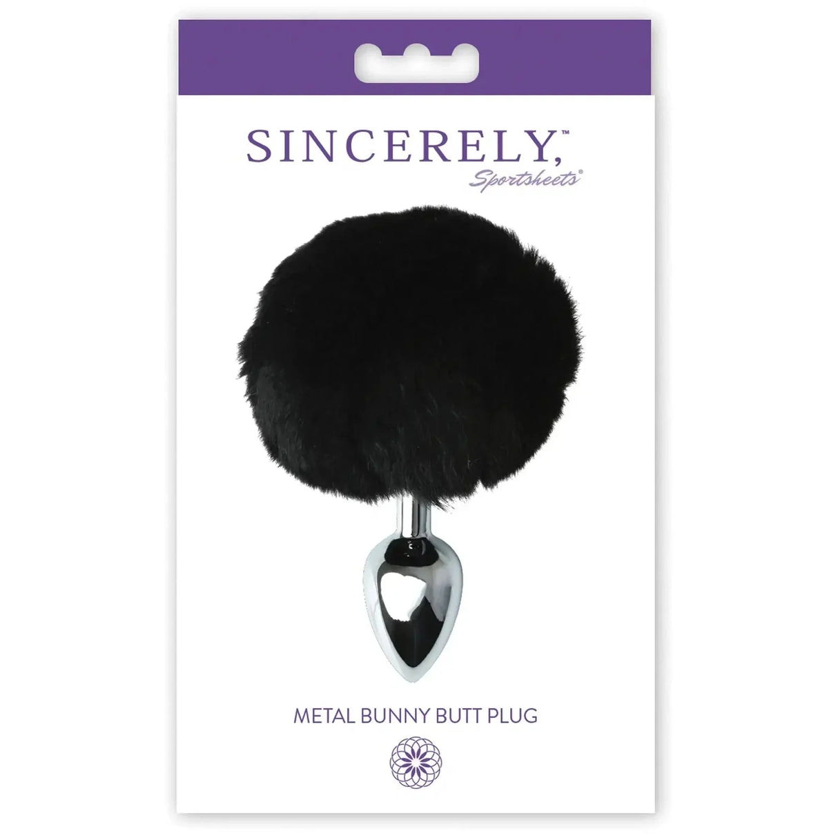 Sportsheets Midnight Metal Bunny Butt Plug
