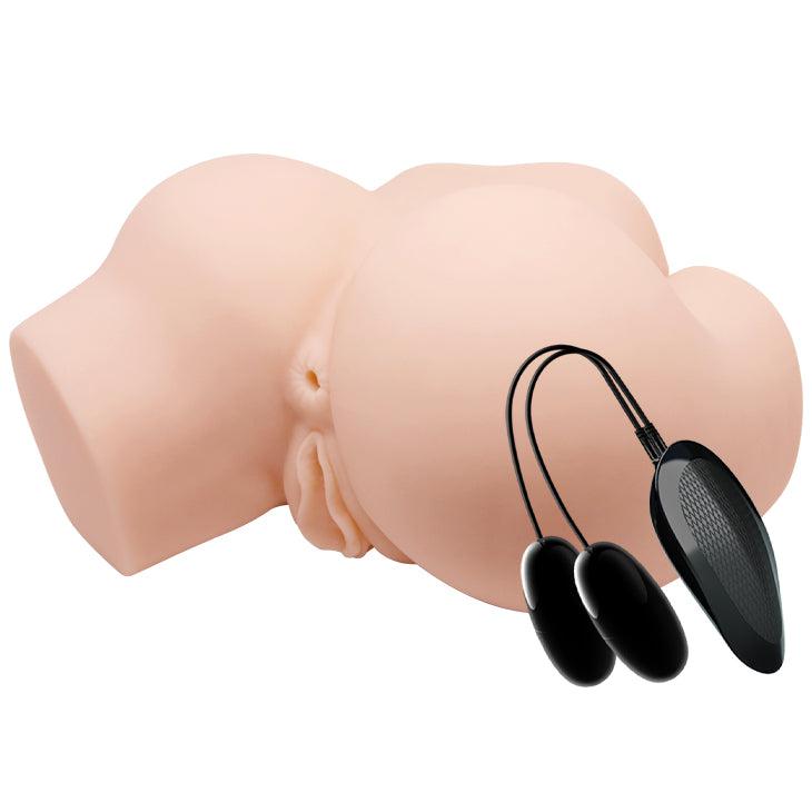 Vibrating Double Pleasure Vagina & Anal Masturbator