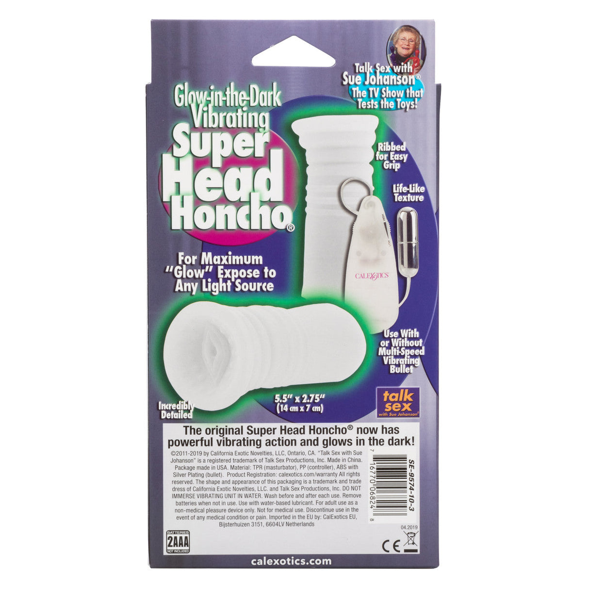 Vibrating Super Head Honcho Masturbator