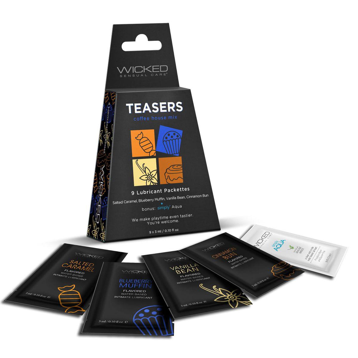 Wicked Teasers Coffee House Mix Flavored Lubes