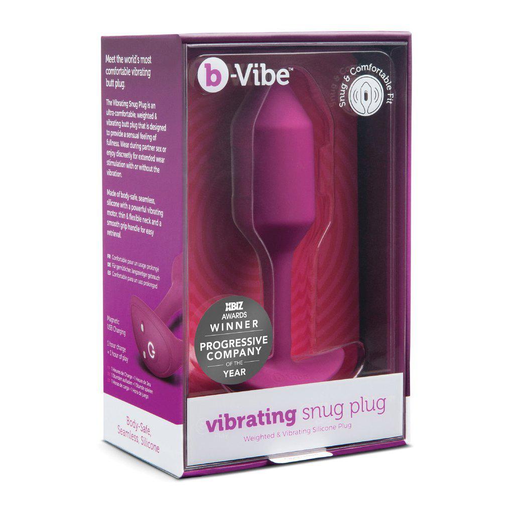 b-Vibe Vibrating Weighted Snug Plug