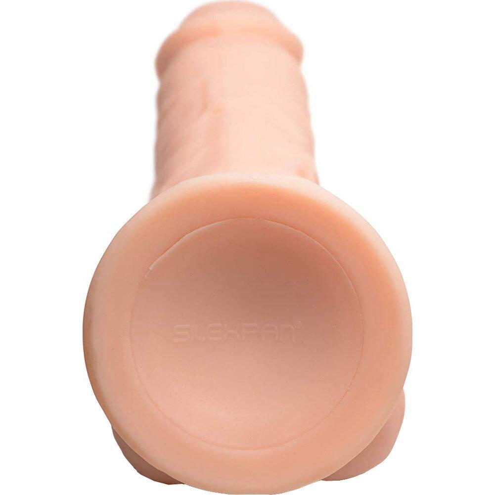 FleshStixxx Bendable Flexible Silicone Dildo with Balls