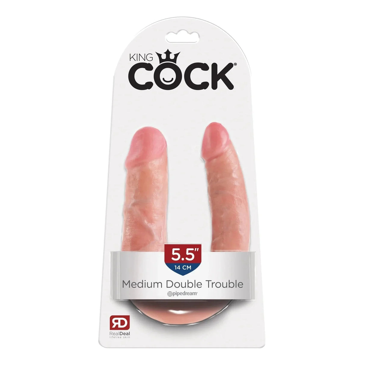 King Cock Medium Double Trouble Dildo