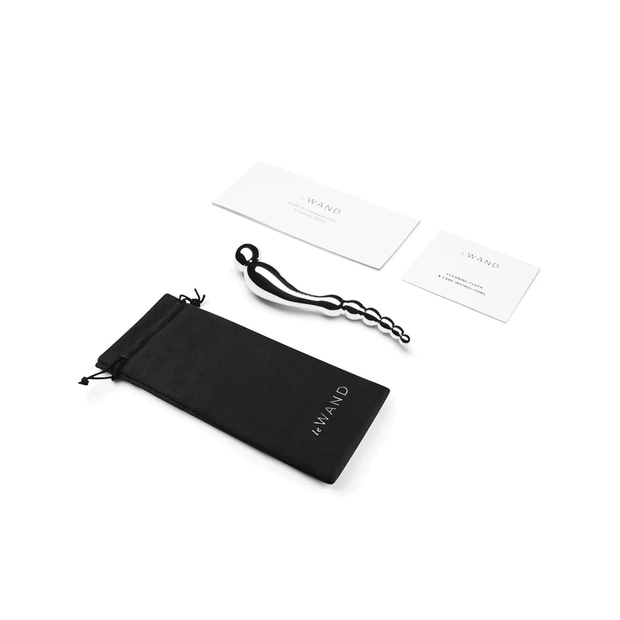 Le Wand Swerve Double-Sided Stainless Steel Pleasure Tool