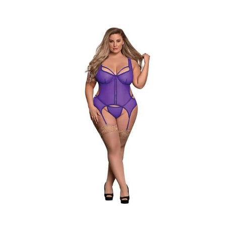 Plus Size Crotchless Lingerie