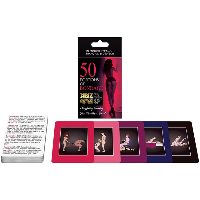50 Positions Of Bondage Card Game