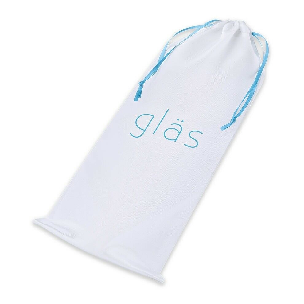 6 Inch Curved G-Spot Nubby Glass Dildo