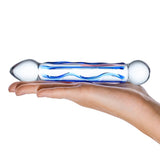 6.5 Inch Tip Textured Glass Dildo