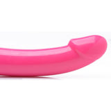 7X Revolver Slim 8 Inch Vibrating Strapless Strap-on - Pink