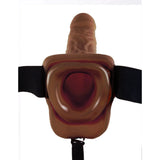 9 Inch Realistic Hollow Strap-On Dildo with Balls