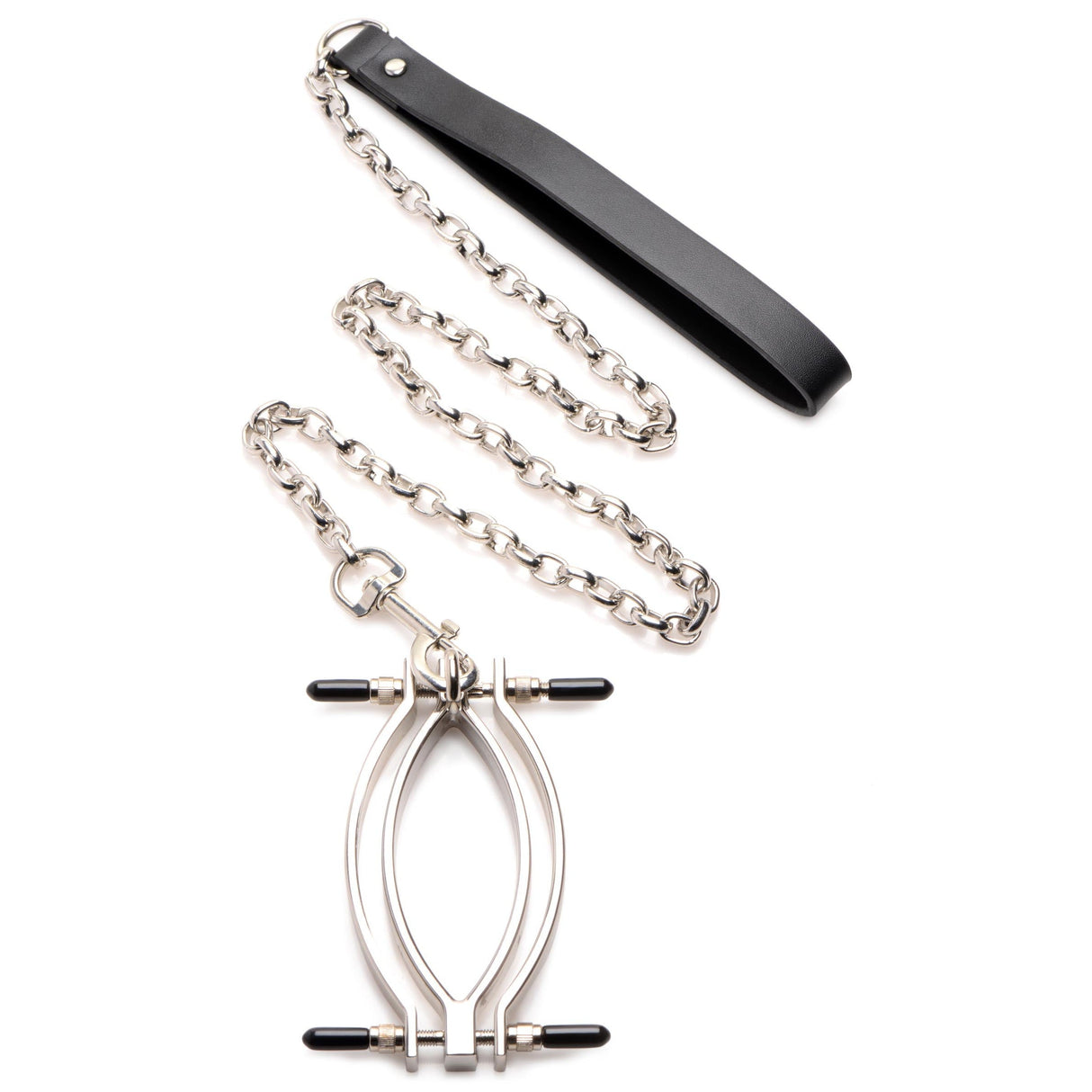 Adjustable Pussy Clamp with Leash