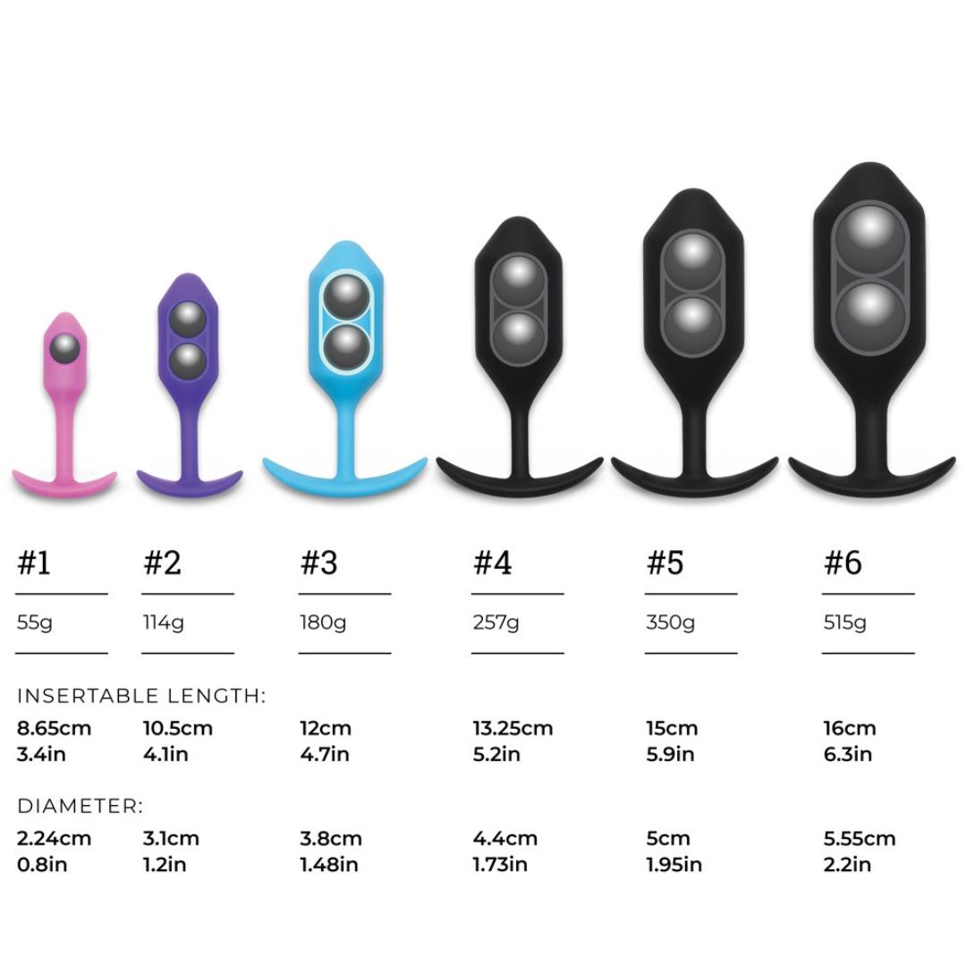 B-Vibe Weighted Snug Plug 5