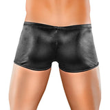 Black Smooth Satin Pouch Brief