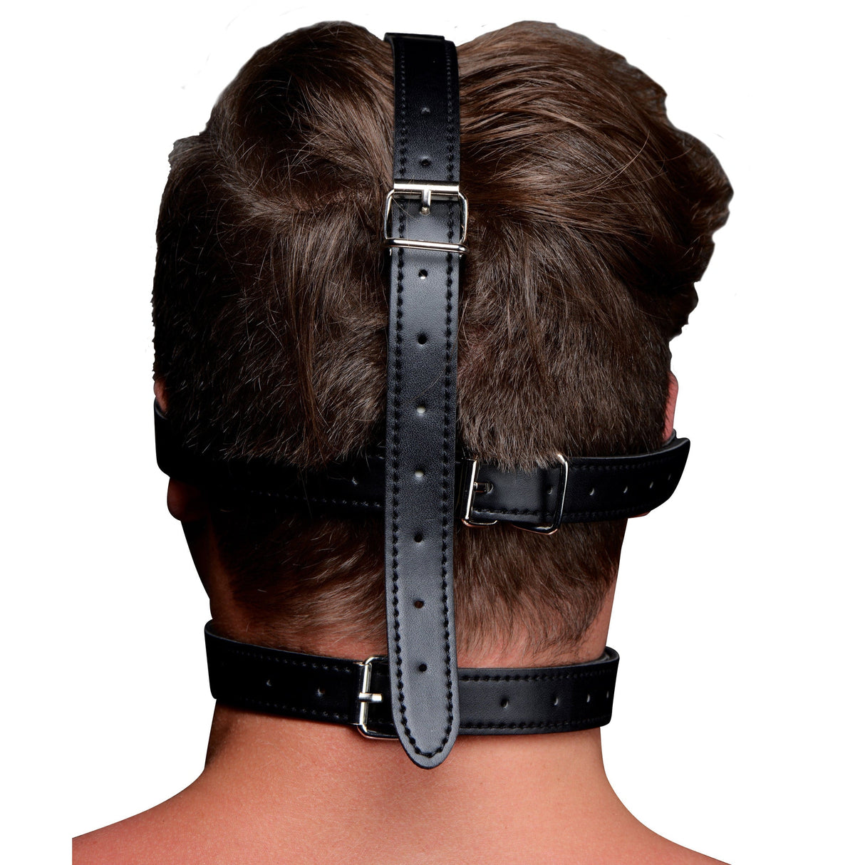 Blindfold Harness and Red Ball Gag