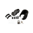 Blue Line Silicone Chastity Cage