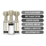 Blush 3-Pack Temptasia Clit and Nipple Twist Suckers