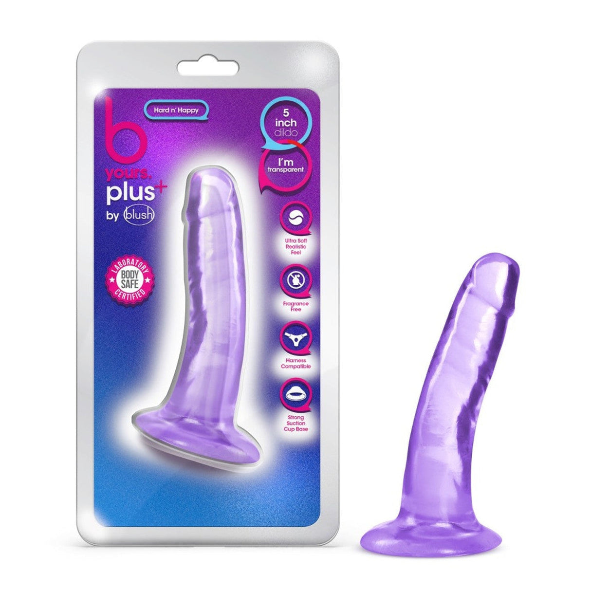 Blush B Yours Plus 5.5 Inch Hard n' Happy Dildo