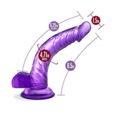 Blush B Yours Sweet n' Hard 7 Dildo with Suction Cup