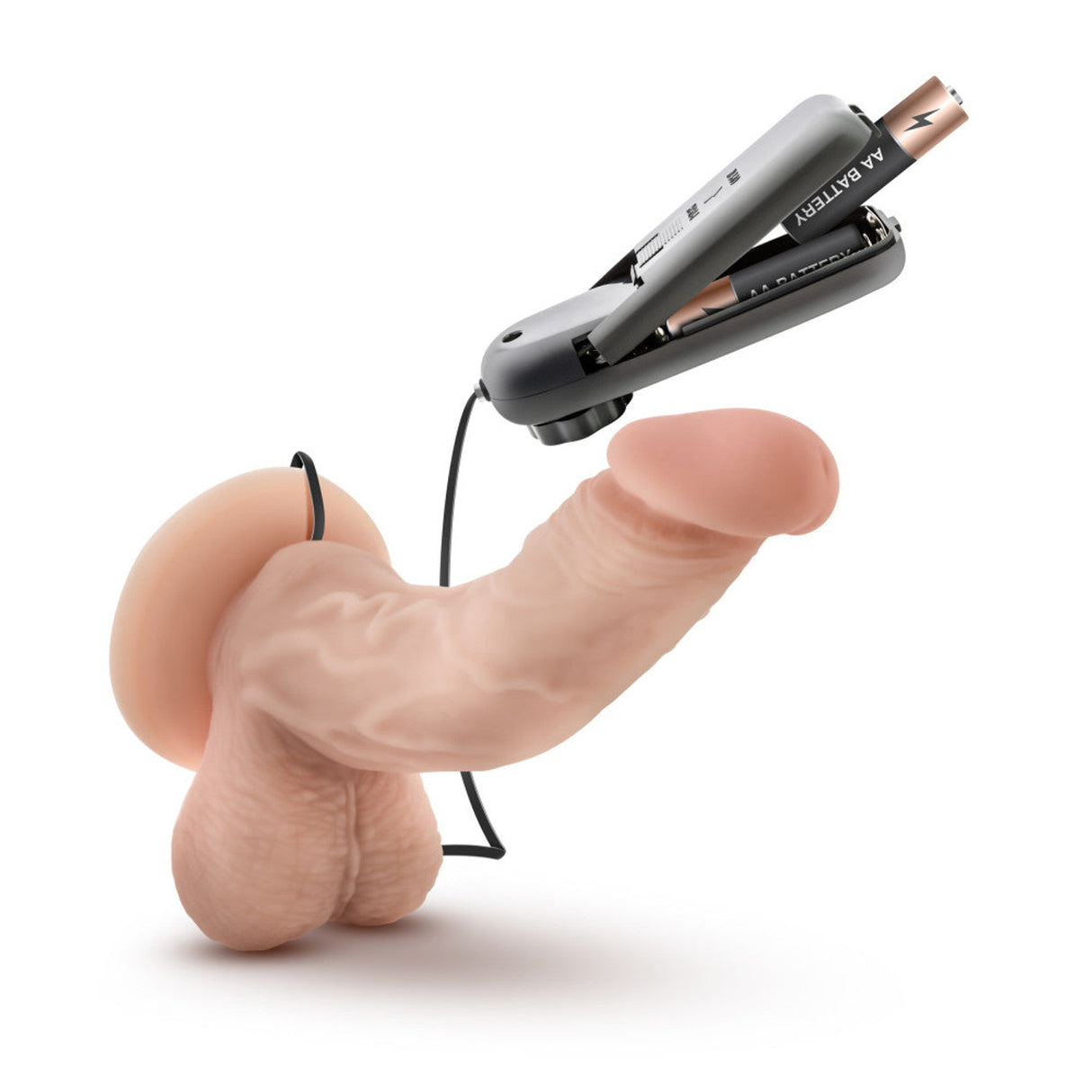 Blush Dr. Skin Vibrating Realistic Cock