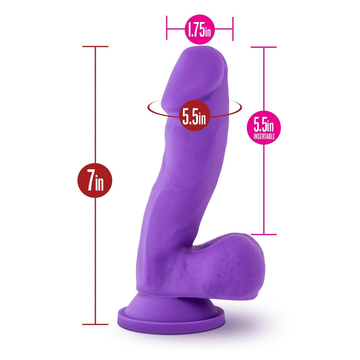 Blush Ruse Juicy Realistic Dildo