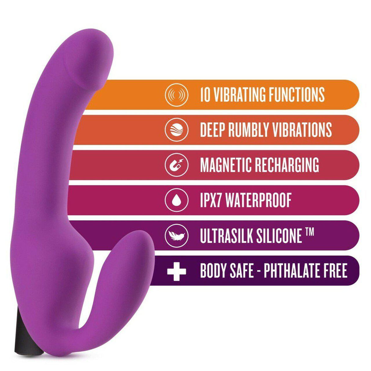Blush Temptasia Cyrus Strapless Dildo