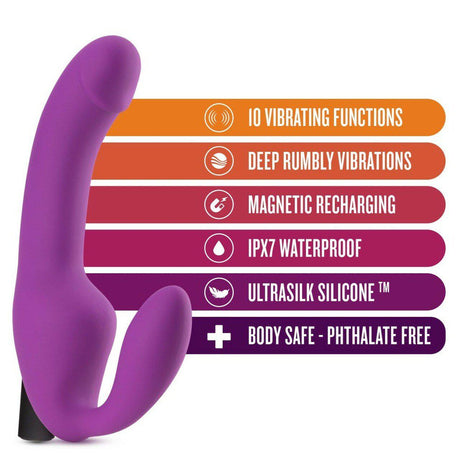 Blush Temptasia Cyrus Strapless Dildo