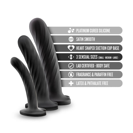 Blush Temptasia Twist Dildo Set for Men